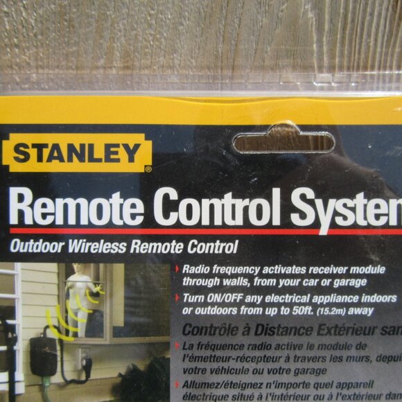 Brand New Stanley Outdoor Wireless Remote Control System 51186 - Picture 2 of 4